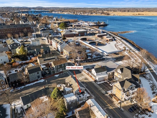 164 Water St Unit 164, Newburyport, MA 01950 - aerial view of property's location featuring a large body of water