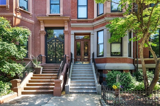 84 Commonwealth Ave Unit 4, Boston, MA 02116 - property entrance featuring french doors and brick siding