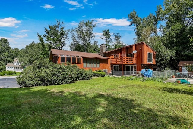 17 Crowningshield Dr, Paxton, MA 01612 - rear view of property featuring a chimney