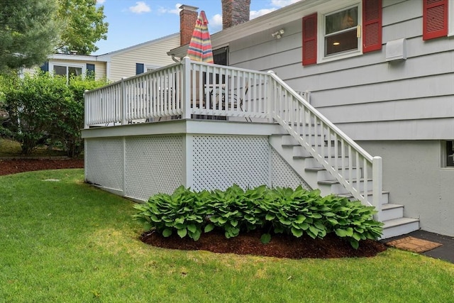 87 Lockwood Rd, Lynn, MA 01904 - view of property exterior featuring stairway and a yard