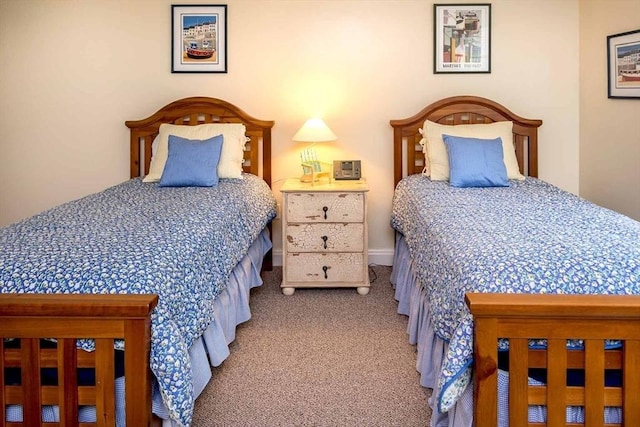 bedroom featuring carpet flooring