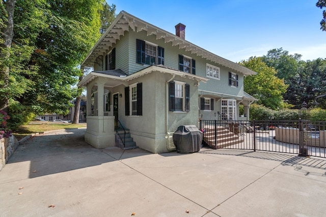 view of rear view of house