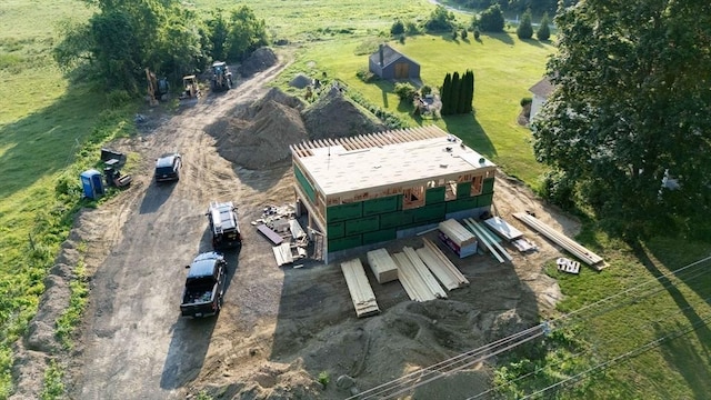 100 King St, Groveland, MA 01834 - aerial overview of property's location with rural landscape