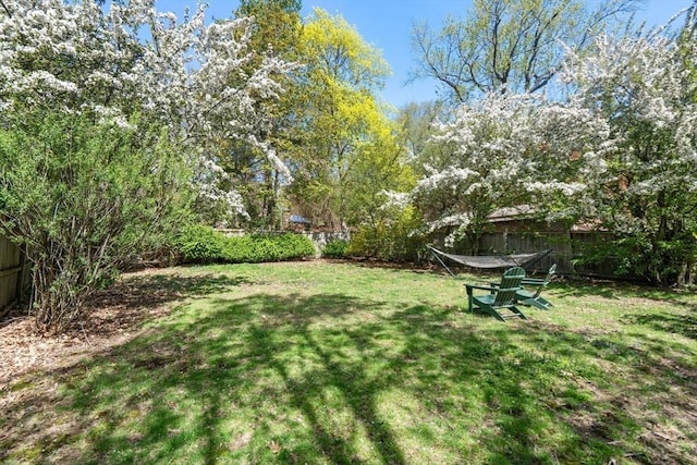 36 Blake Rd, Brookline, MA 02445 - view of yard featuring a fenced backyard
