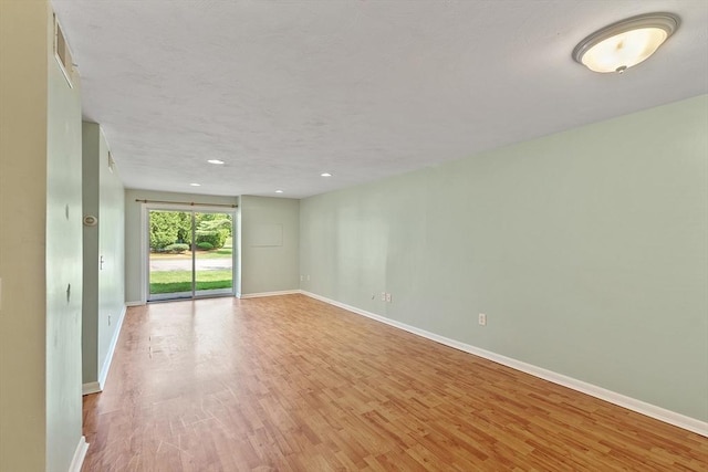 176 Maple Ave Unit 5-5, Rutland, MA 01543 - spare room featuring light wood finished floors and recessed lighting