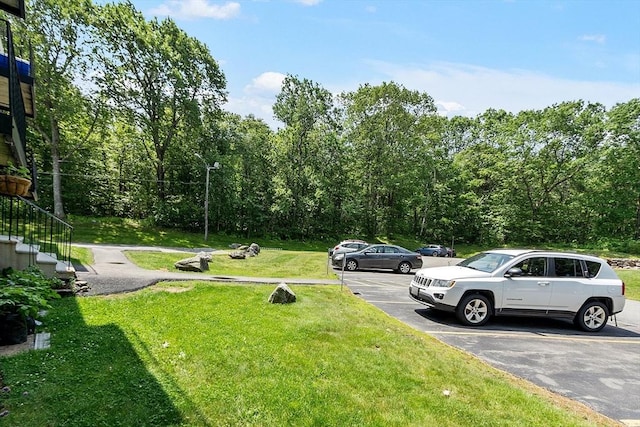 176 Maple Ave Unit 5-5, Rutland, MA 01543 - view of green lawn with a forest view