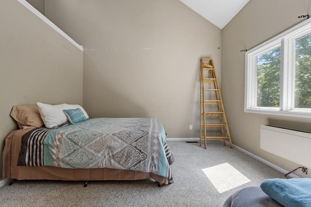 31 Monadnock Dr Unit 31, Westford, MA 01886 - bedroom featuring carpet flooring, vaulted ceiling, and baseboards