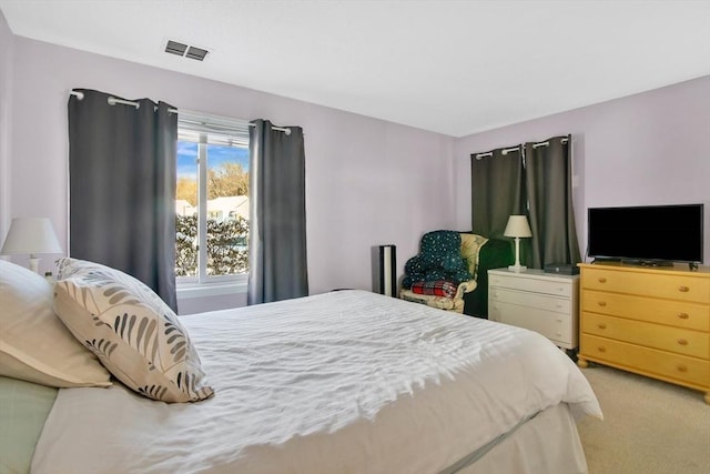 bedroom featuring carpet flooring