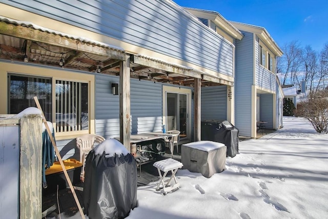 exterior space featuring grilling area