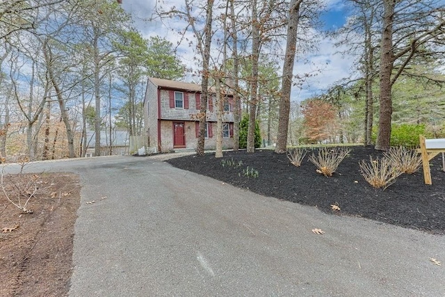 130 Surrey Ln, Brewster, MA 02631 - view of front of home with driveway