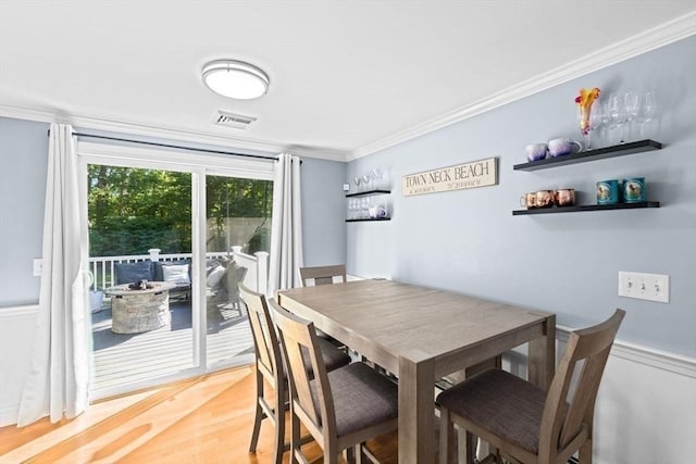 15 Surrey Ln, Sandwich, MA 02563 - dining room featuring crown molding and light wood-type flooring