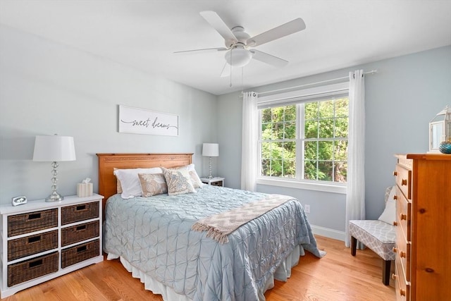 53 Gilbert Rd, Southampton, MA 01073 - bedroom featuring wood finished floors, ceiling fan, and baseboards
