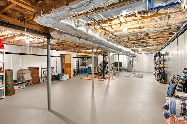 53 Gilbert Rd, Southampton, MA 01073 - view of unfinished basement