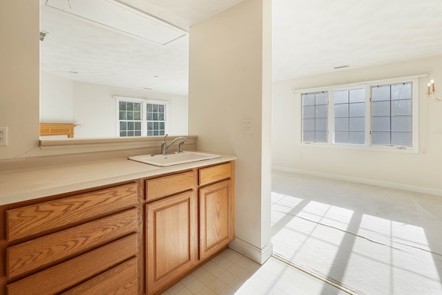 bathroom featuring sink