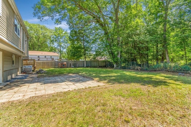 46 Curtis St, Brockton, MA 02301 - fenced backyard with a patio