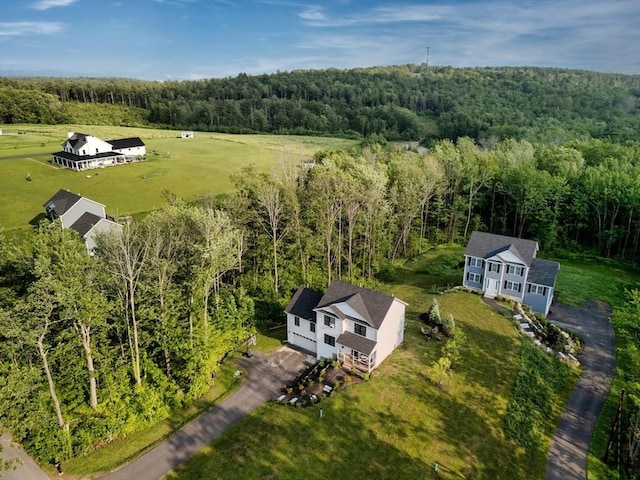182 Sheldon Rd, Fitchburg, MA 01420 - overview of rural landscape with a heavily wooded area