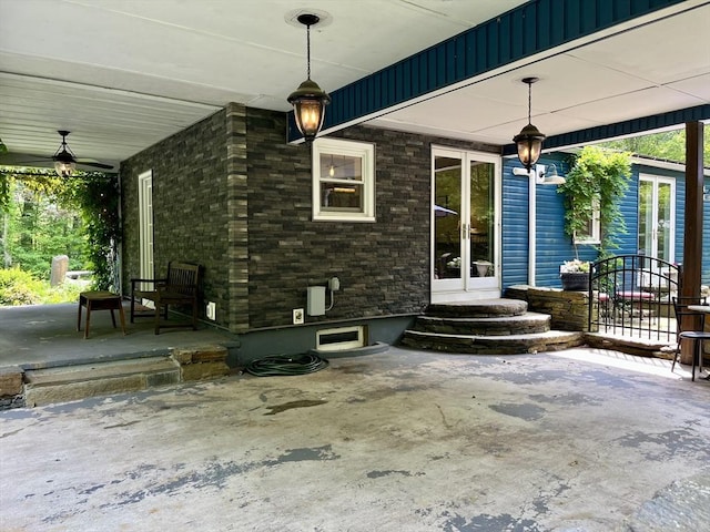 947 Burts Pit Rd, Northampton, MA 01062 - view of patio / terrace with french doors