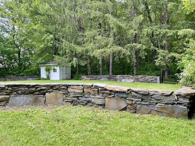 947 Burts Pit Rd, Northampton, MA 01062 - view of yard featuring a shed