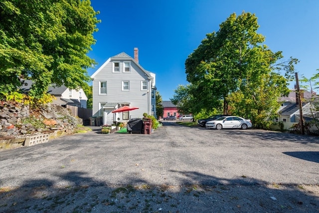 view of back of property