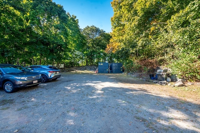 view of vehicle parking