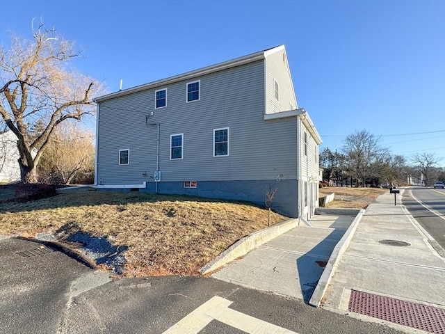 view of side of home