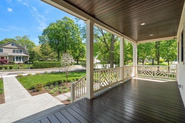 61 Westbourne Rd, Newton, MA 02459 - porch with a lawn