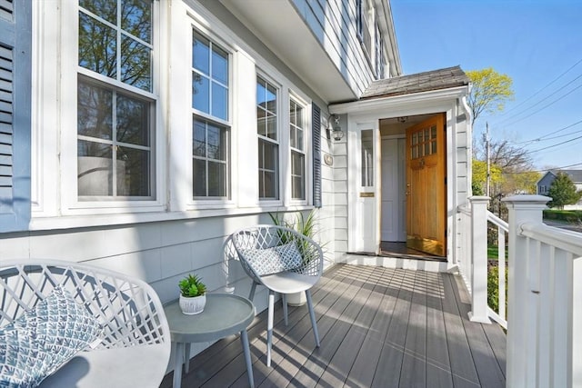view of deck