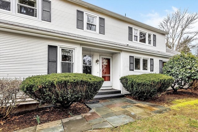 view of front of home