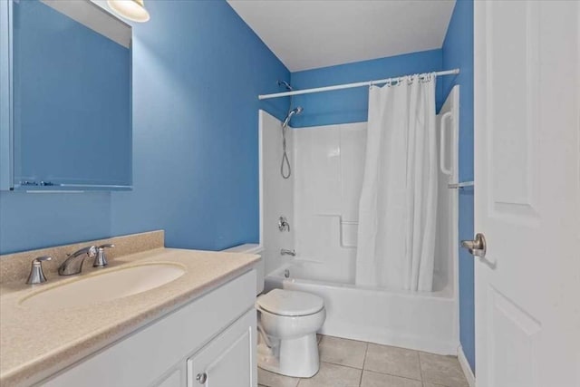 42 Phillips Rd Unit 1, Holden, MA 01520 - full bathroom with tile patterned floors, shower / bath combo with shower curtain, vanity, and toilet