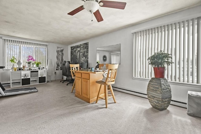 10 Gleason Rd, Shrewsbury, MA 01545 - carpeted office with ceiling fan