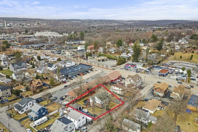 10 Gleason Rd, Shrewsbury, MA 01545 - aerial view of property's location featuring property boundaries highlighted and nearby suburban area