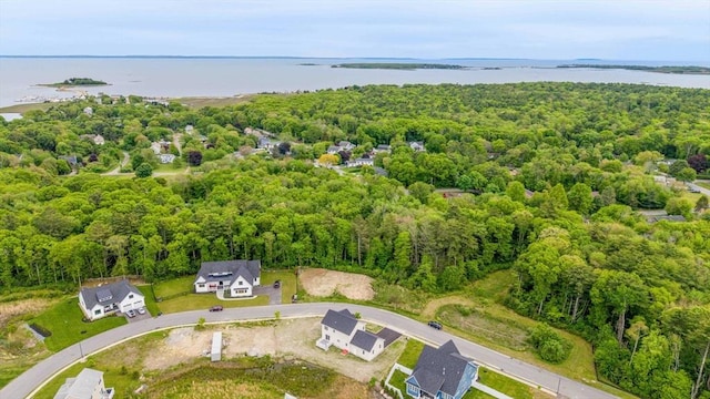 13 Nantucket Dr, Mattapoisett, MA 02719 - aerial view of a nearby body of water and a heavily wooded area