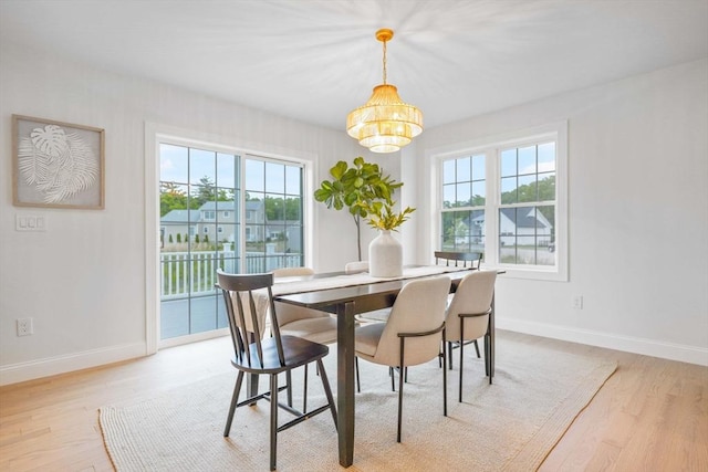 13 Nantucket Dr, Mattapoisett, MA 02719 - dining room featuring healthy amount of natural light, baseboards, and light wood finished floors