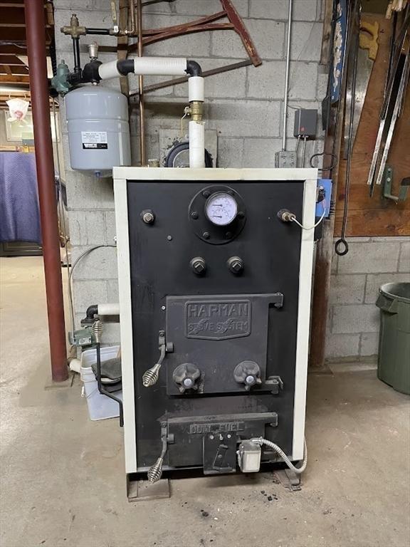 33 Whittemore St, Leicester, MA 01524 - utilities featuring a heating unit