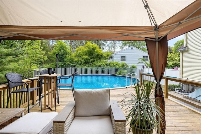 83 Summit Rd, Abington, MA 02351 - view of pool with a wooden deck