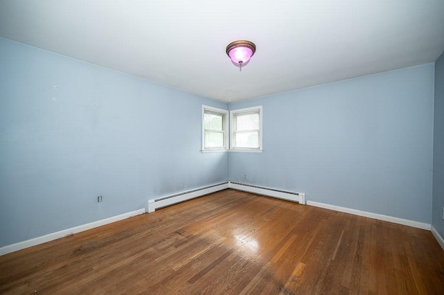 3 Sears Ave, Webster, MA 01570 - unfurnished room featuring wood finished floors and a baseboard radiator