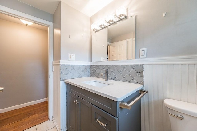 3 Sears Ave, Webster, MA 01570 - bathroom with vanity and wainscoting
