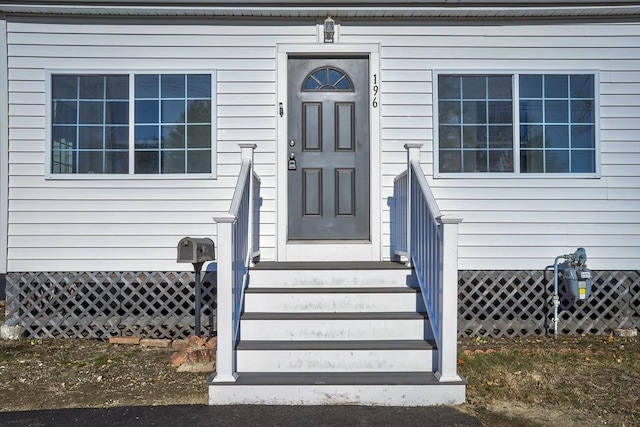 view of entrance to property