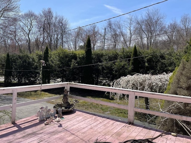 53 Beechwood St, Cohasset, MA 02025 - view of wooden deck