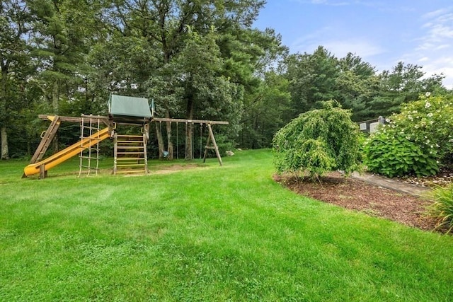 17 Bayberry Cir Unit 17, Millis, MA 02054 - view of grassy yard featuring a playground