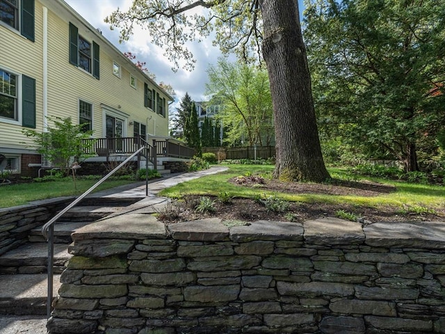 88 Round Hill Rd Unit 4, Northampton, MA 01060 - view of property's community featuring a wooden deck and fence