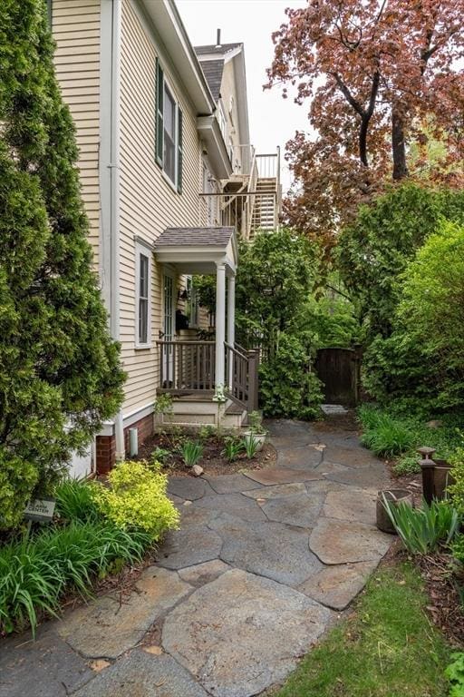 88 Round Hill Rd Unit 4, Northampton, MA 01060 - view of side of home with a patio area