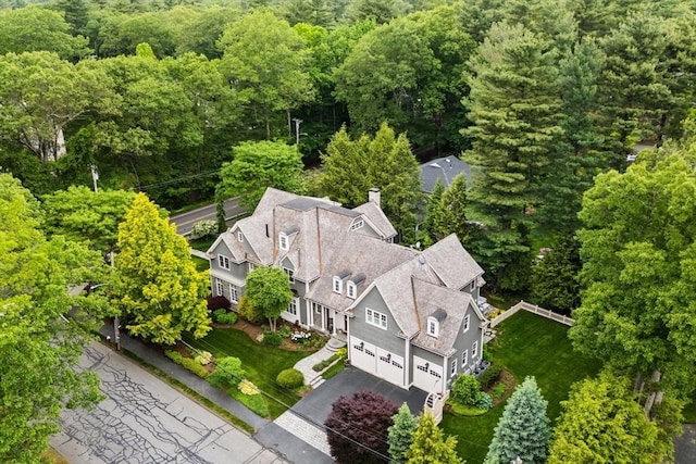 236 Grove St, Wellesley, MA 02482 - view of subject property featuring a forest