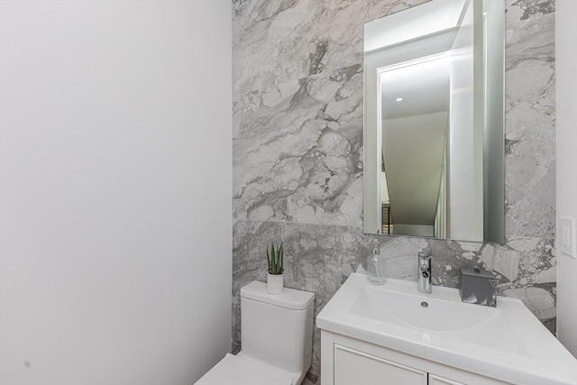 95 Griswold St Unit 95, Cambridge, MA 02139 - half bath with tile walls, vanity, and toilet