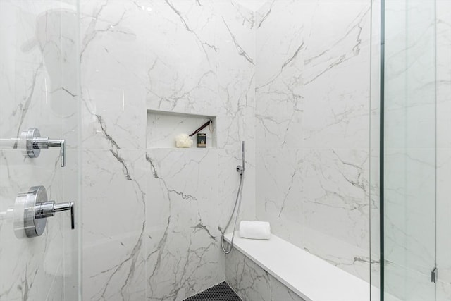95 Griswold St Unit 95, Cambridge, MA 02139 - bathroom featuring a marble finish shower