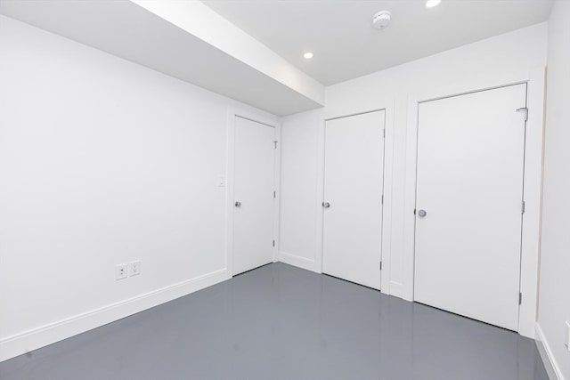 95 Griswold St Unit 95, Cambridge, MA 02139 - unfurnished bedroom featuring recessed lighting and concrete flooring