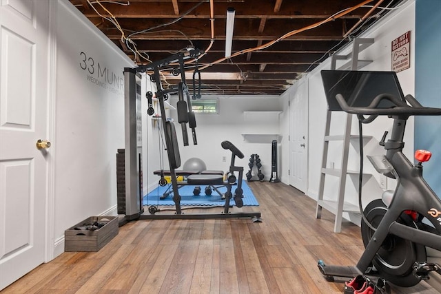 10 Saunders Rd, Lynn, MA 01904 - exercise area with light wood-style flooring