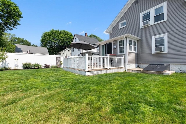 10 Saunders Rd, Lynn, MA 01904 - view of yard with a wooden deck and cooling unit