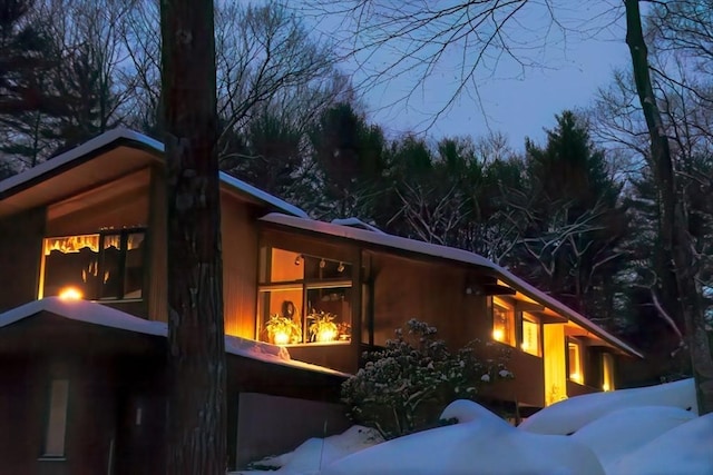 94 Bingham Rd, Carlisle, MA 01741 - view of home's exterior featuring a fireplace