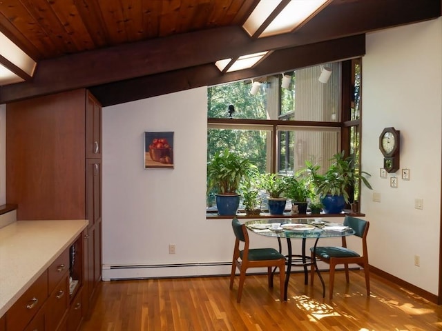 94 Bingham Rd, Carlisle, MA 01741 - kitchen featuring wood finished floors, light countertops, and baseboards